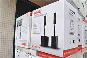 墨西哥客户定做400套有源音柱组合