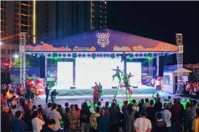 【极悦娱乐音响】JSL为湘西秘境小镇首届跳花节提供舞台演出设备