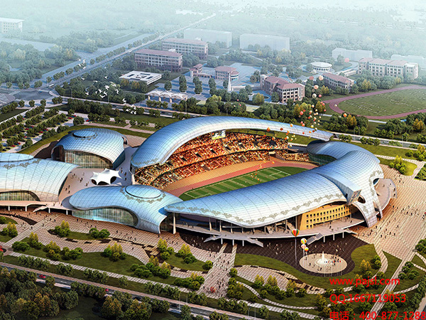 极悦娱乐线阵音箱助力锡林浩特大型体育场