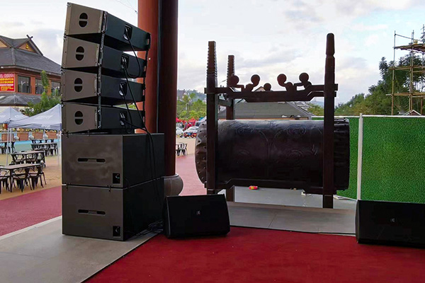 助力乡村振兴,极悦娱乐双十二线阵应用于云南澜沧县新街古镇