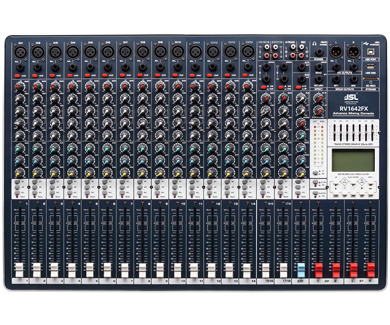 极悦娱乐16路调音台RV1642FX