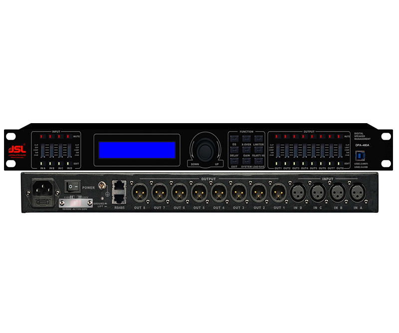 极悦娱乐音响 数字处理器DPA480A